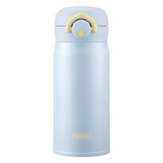 써모스 마이 디자인 보틀 원터치 타입 + 스티커 시즌2 JNR-351K, 블루옐로우, 350ml, 1세트