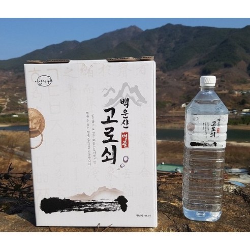 [자연의 농부] 광양 백운산 명품 고로쇠 수액 고로쇠물, 고로쇠, 1.5L, 6개