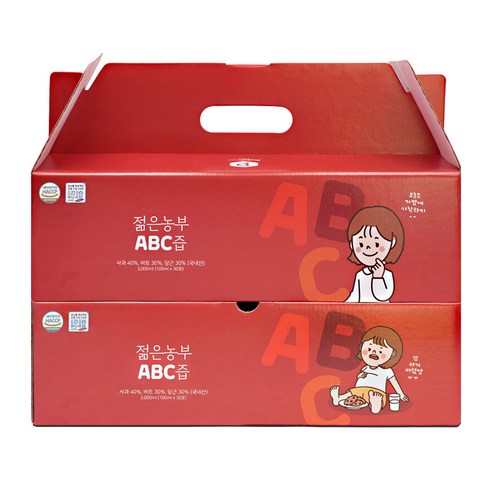 푸릇담 젊은농부 ABC즙, 3L, 2개