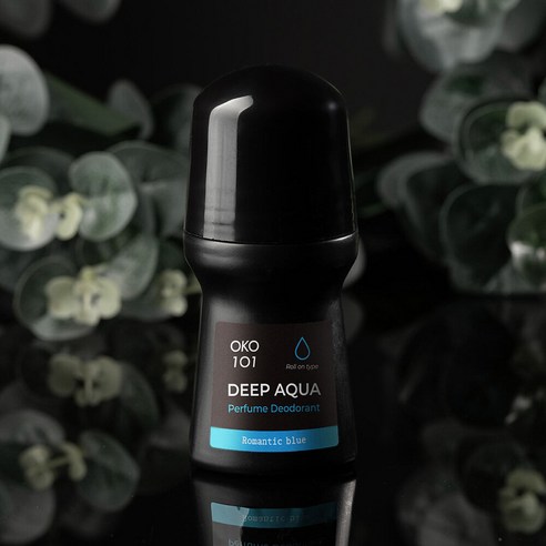 OKO101 비건 저자극 데오드란트 알미늄 프리 비건데오드란트 롤온 60ml 로맨틱블루 남성, 60ml, 6개