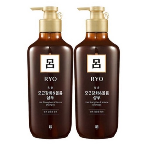 려 흑운 모근강화 볼륨케어 샴푸, 550ml, 2개