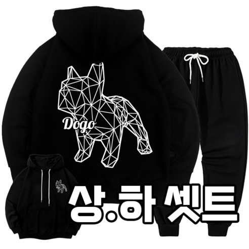 -당일출고- DOGO 불독 조거 상하셋트 - 미라클 M~XXL 남녀 공용 빅사이즈