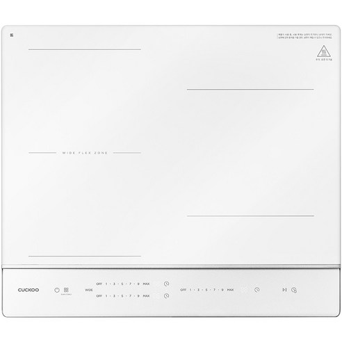 쿠쿠전자 인덕션 화이트 3구