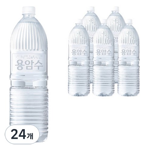 제주용암수 무라벨 생수, 2L, 24개