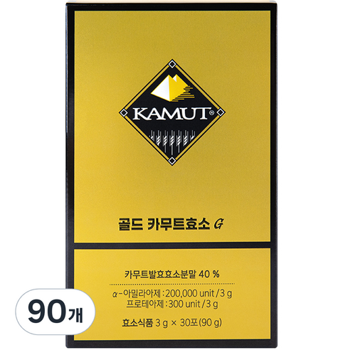 카무트 그레인온 골드 카무트효소G, 90g, 3개