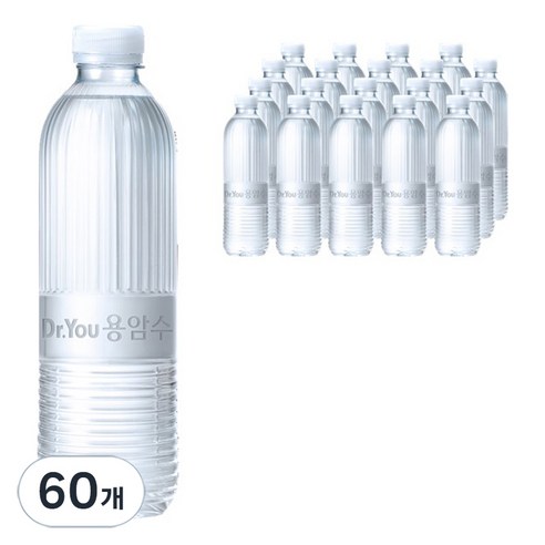 제주용암수 무라벨 생수, 530ml, 60개