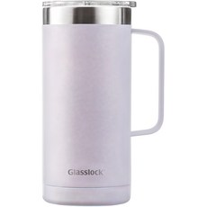 글라스락 플레인 머그 텀블러, 라벤더, 500ml, 1개