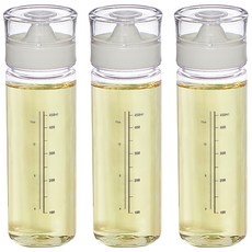 씨밀렉스 클로일 실리콘 오일 양념병 화이트, 500ml, 3개