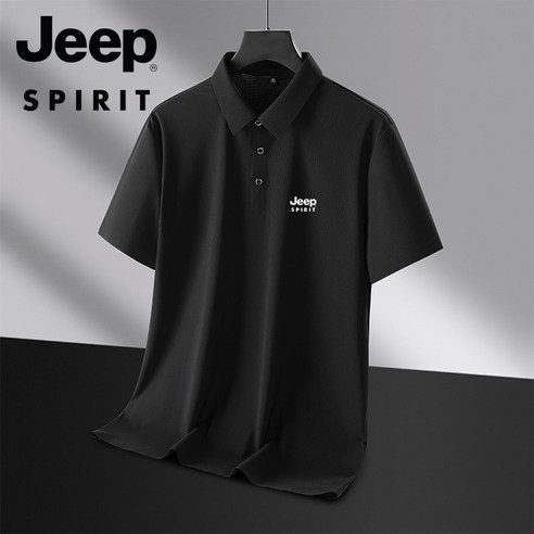 JEEP SPIRIT 남자 캐쥬얼 카라 티셔츠 남성 여름 반팔 패션 JP-6651