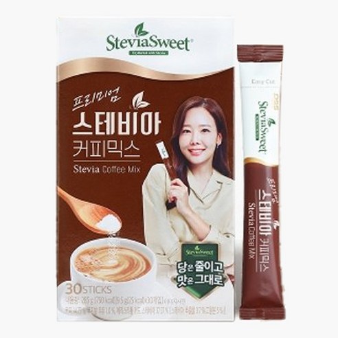 펄세스 프리미엄 스테비아 커피믹스 골드 에디션 285g, 9.5g, 30개입, 1개