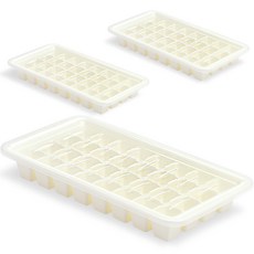 채움리빙 얼음 트레이 32구 3p, 화이트, 3개