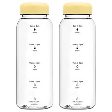 네이쳐리빙 하루수분 트라이탄 물병, 버터, 1L, 2개