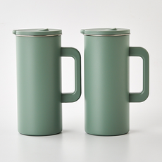 모던하우스 스텐 304 냉장고 물병 2p, 그린, 1.5L, 1세트